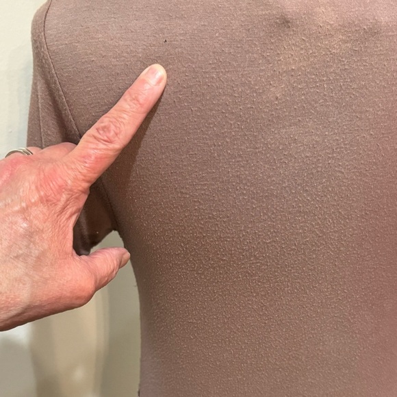 Daytrip women Short Sleeve top Beige, Made in USA - Picture 6 of 9